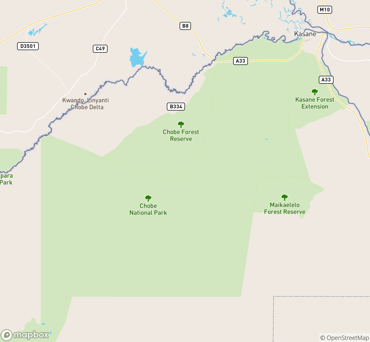 Chobe Map