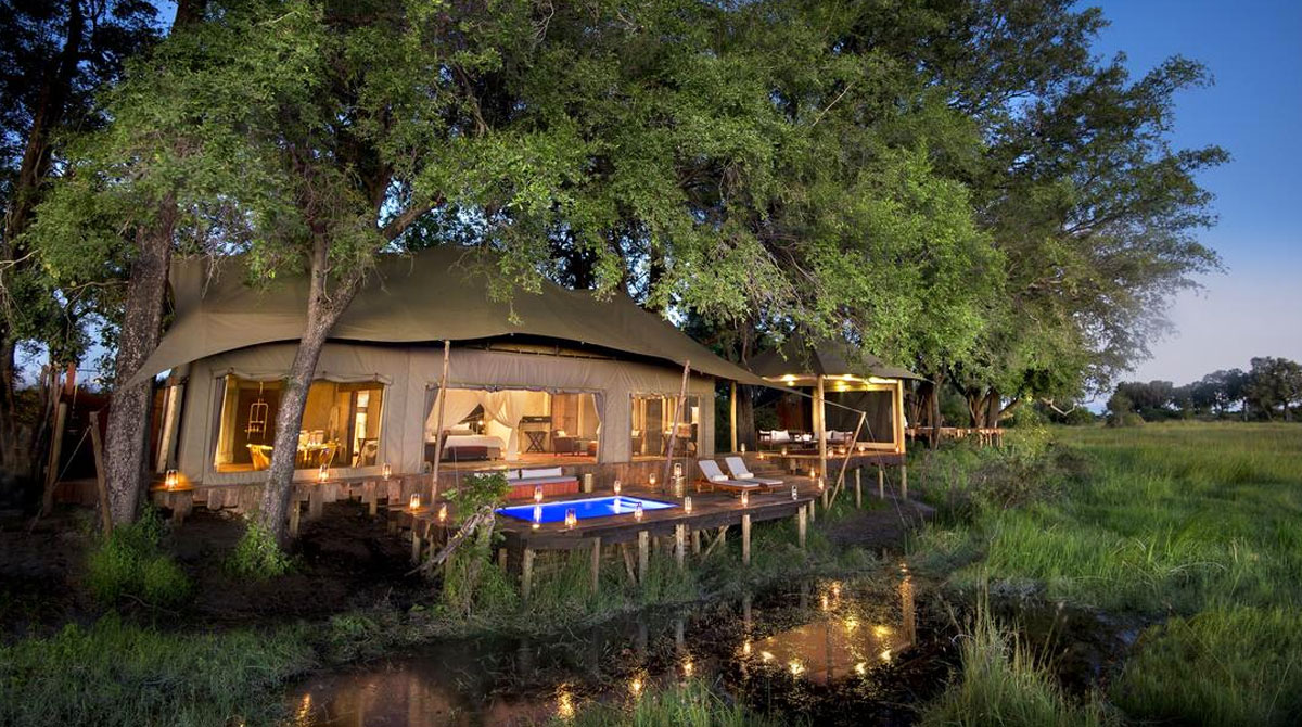 most luxurious safari lodges in botswana