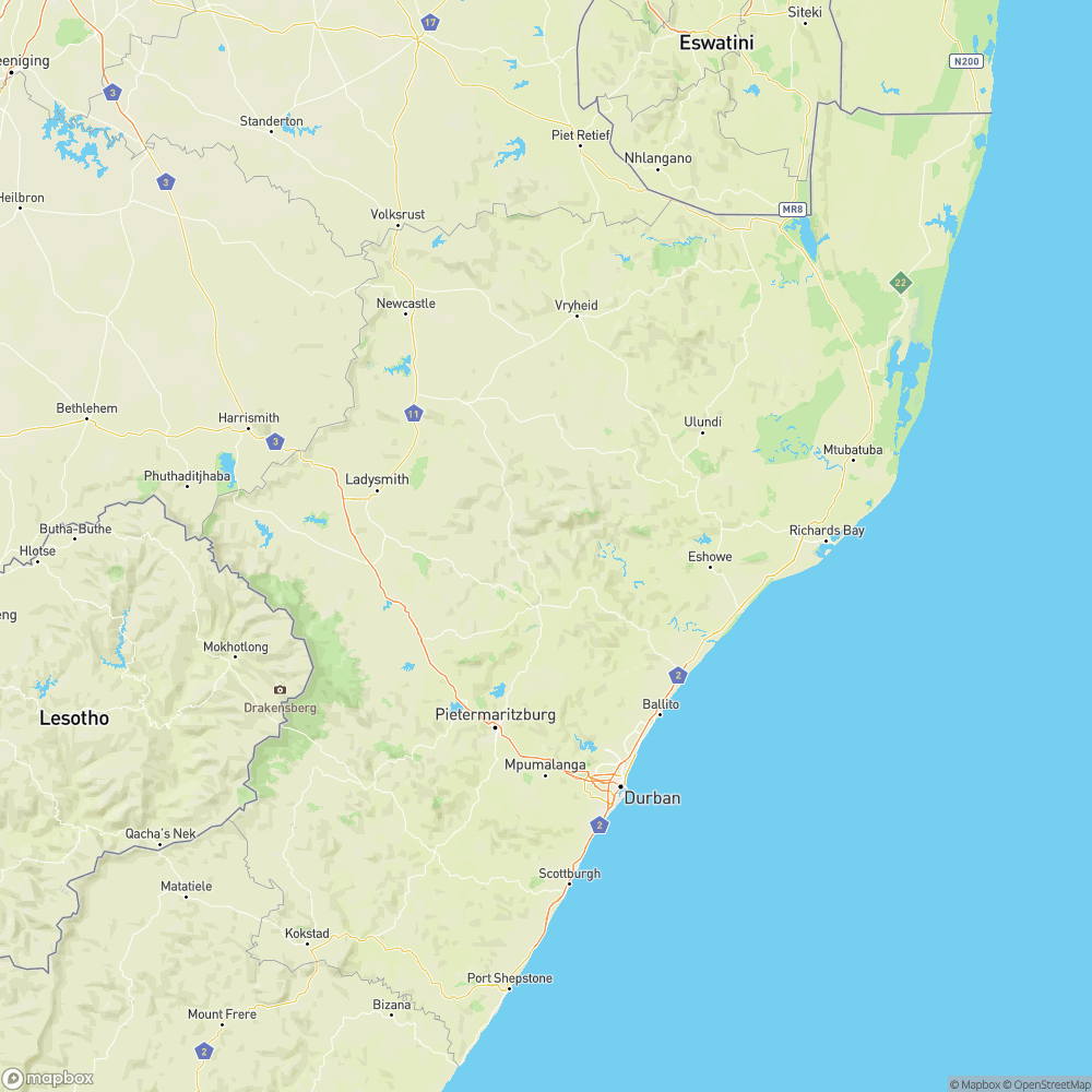 KwaZulu Natal Map